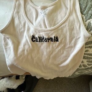 Brandy Melville White Tank Top